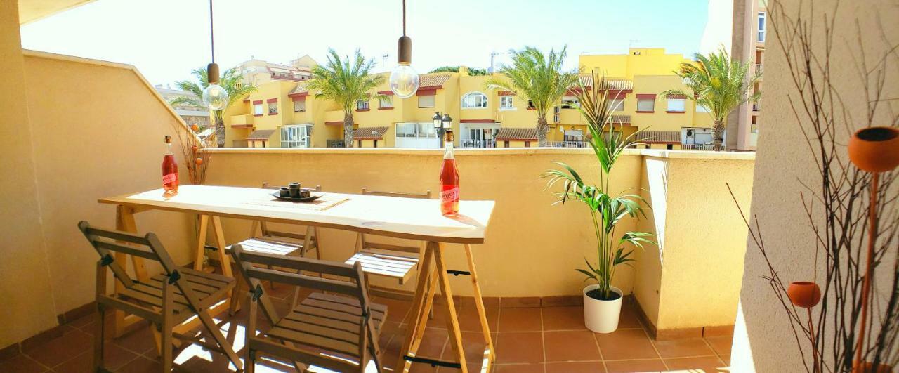 Roquetas Beach House Apartamento Fresco Con Piscina Roquetas de Mar Exterior foto